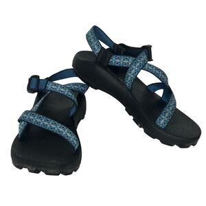 CHACO Z/1 Vibram Unaweep Sandals Strappy Ceramic Blue Womens US 8 UK 6 EU 39.5